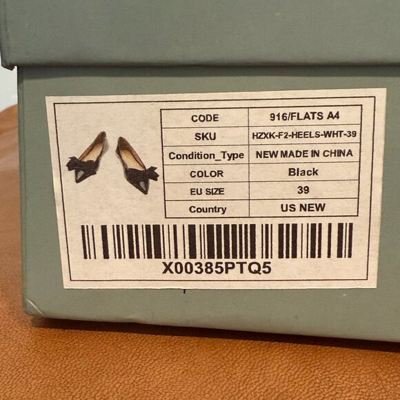 COPY - C.Paravano Women's Shoes Flats  Leather Size 8.5 - Picture 2 of 6